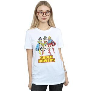 DC Super Hero Girls Womens/Ladies Super Power Group Cotton Boyfriend T-Shirt / W